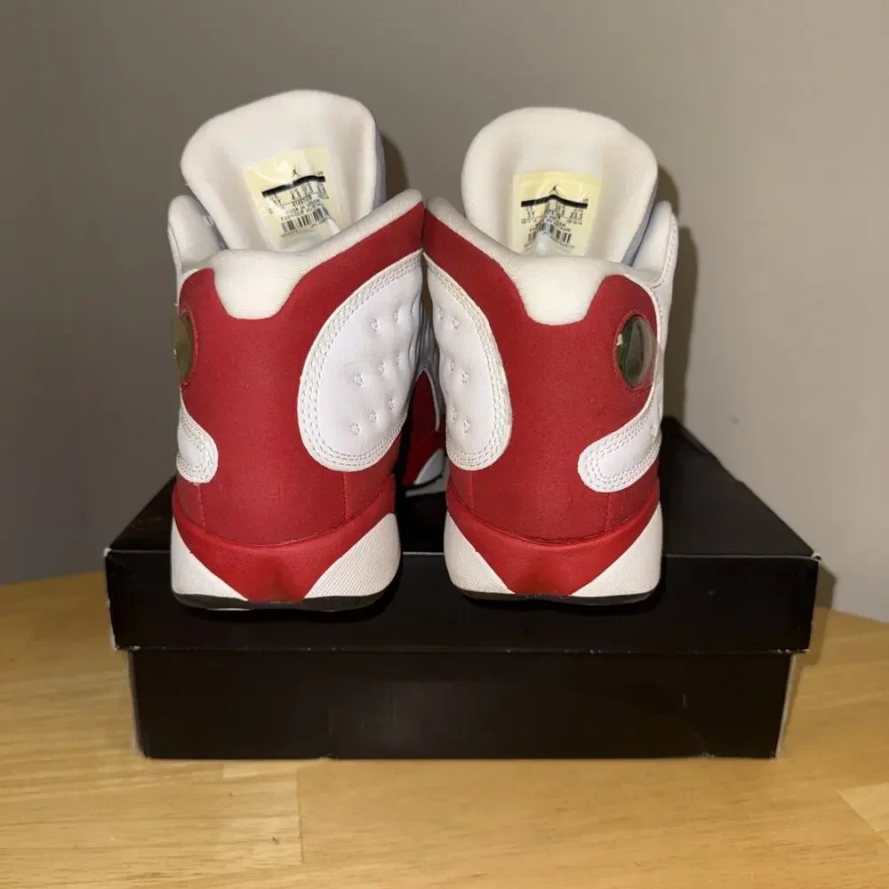 2014 Air Jordan 13 Retro Grey Toe Sz 5Y / 6.5 Women OG BOX 2014 Worn Once